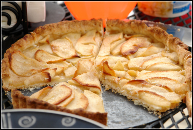 Tarta de manzana francesa