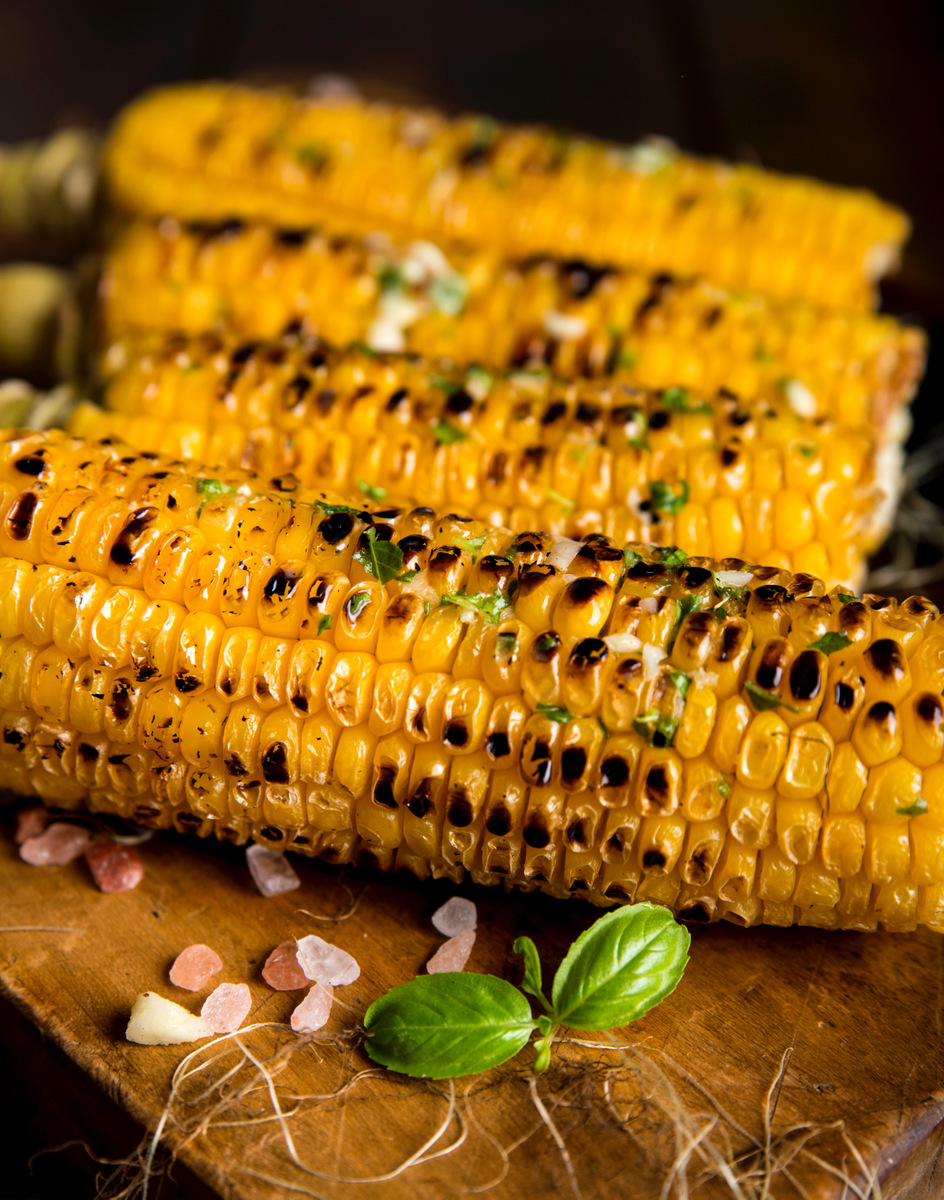 Maíz o elotes asados