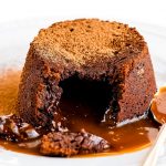 Receta del volcan de chocolate con dulce de leche