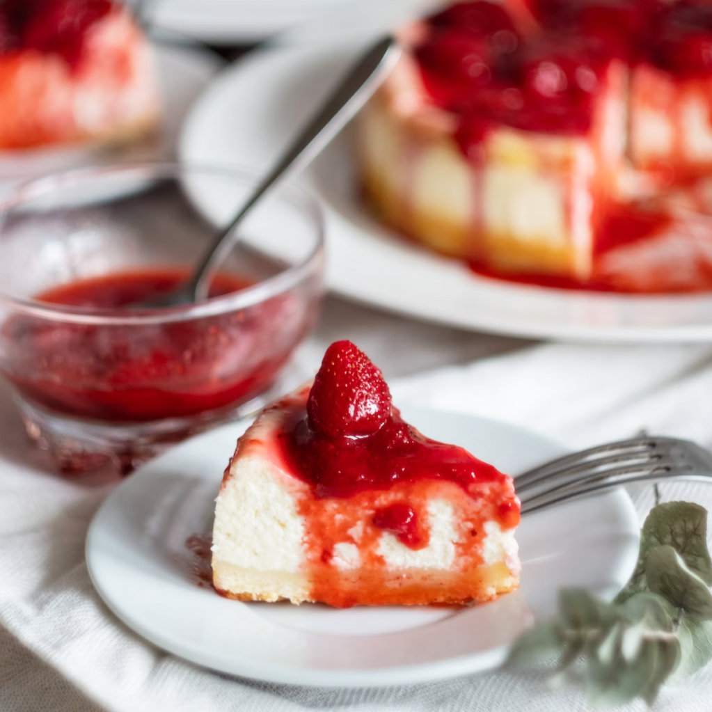 Cheesecake de fresa — Nuestro Recetario